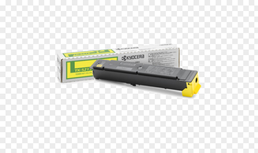Printer Yellow Toner Cartridge Kyocera Laser Printing PNG