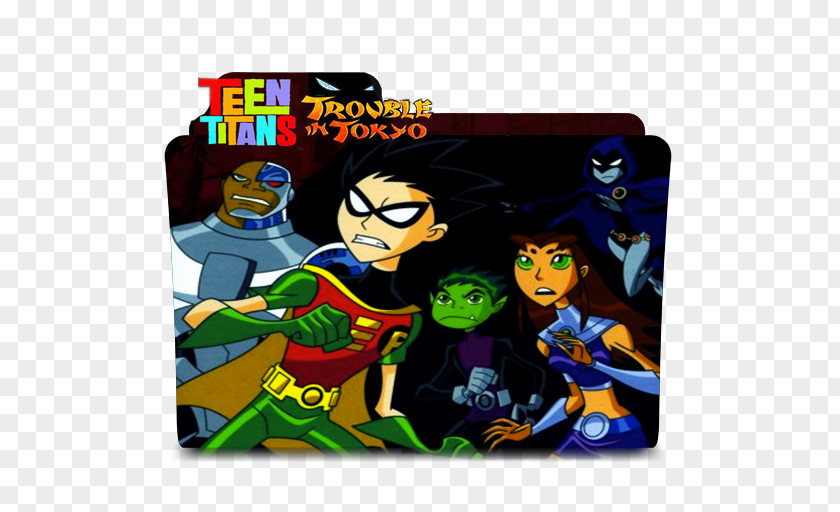 Teen Titans: Trouble In Tokyo Superhero DC Universe Animated Original Movies Cartoon Network PNG