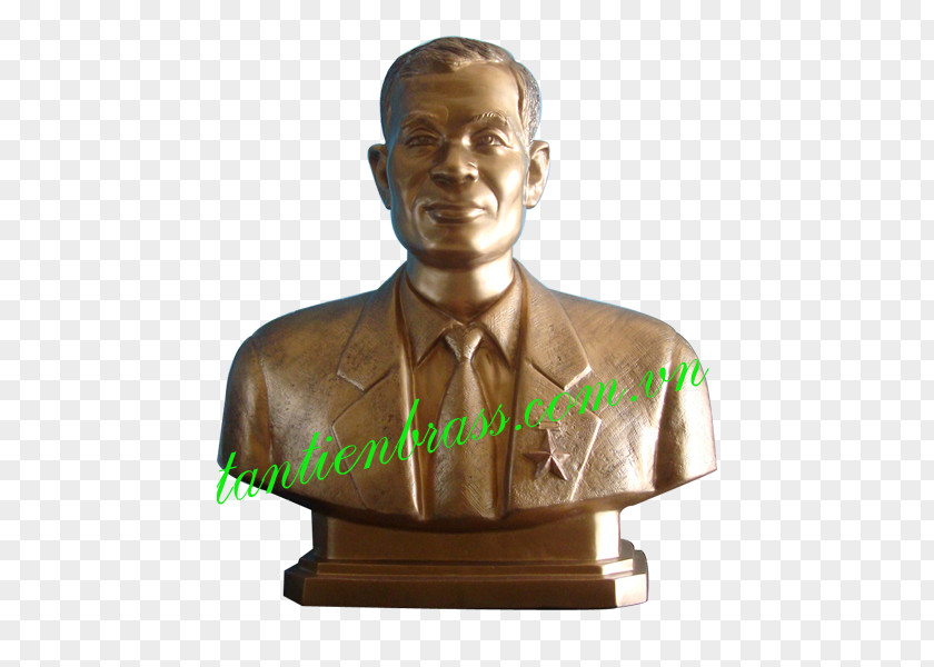 Trống đồng Nong Duc Manh Bust Bronze Sculpture PNG