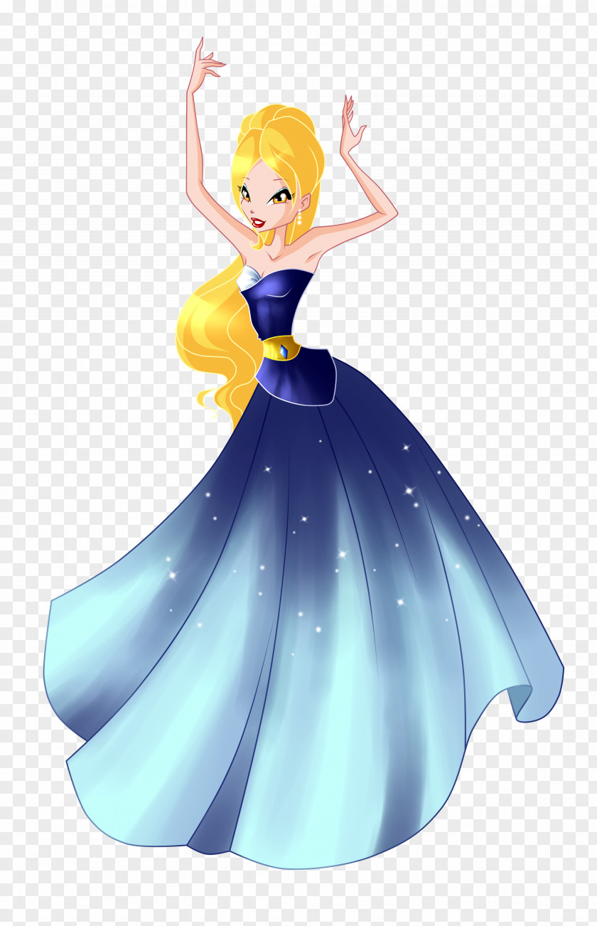 Ball Gown Fairy Animated Cartoon Illustration Figurine PNG
