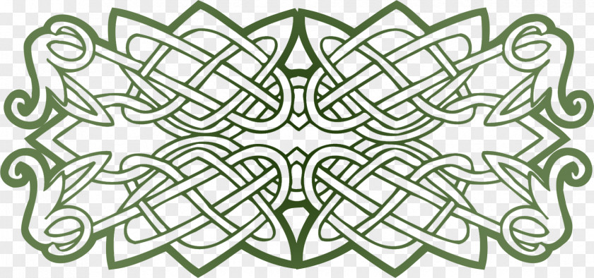 Celtic Ornament Symmetry PNG