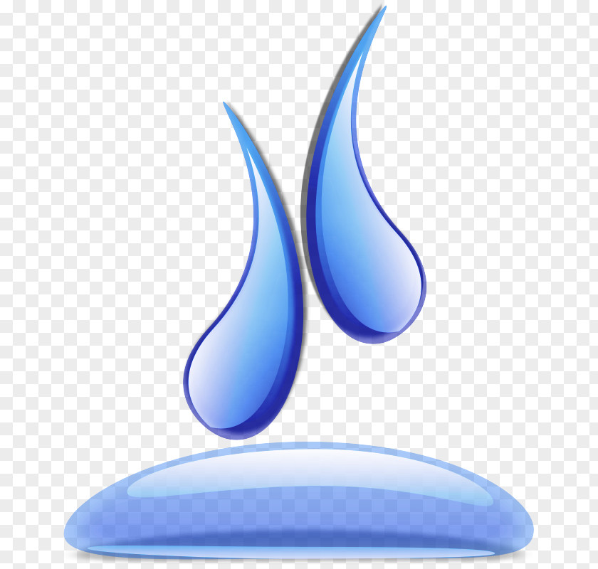 Drop Cobalt Blue PNG