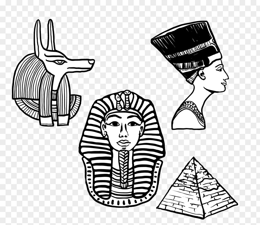 Egypt Element Vector Great Sphinx Of Giza Egyptian Pyramids Ancient PNG