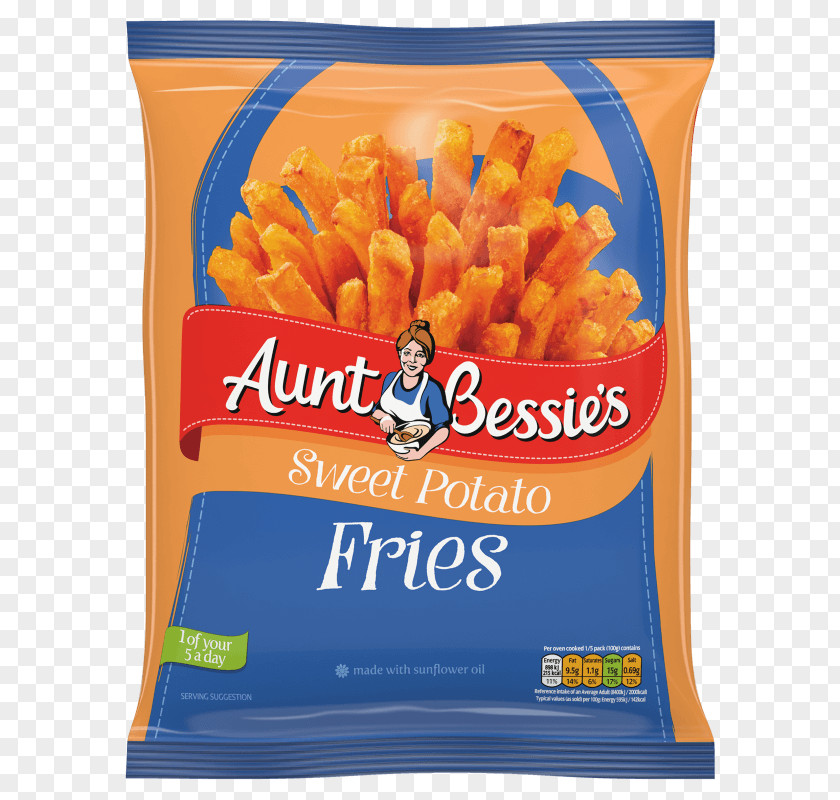 Fried Sweet Potato French Fries Wedges Mashed Aunt Bessie's PNG