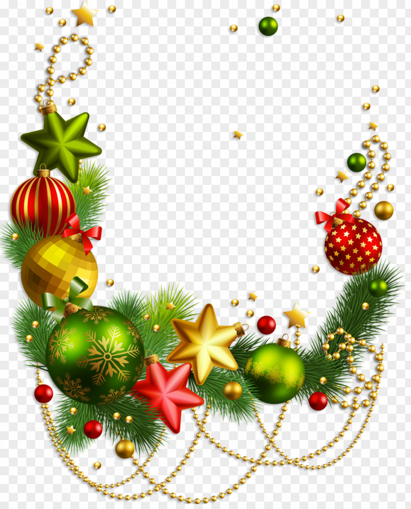 Transparent Christmas Decoration Clipart Rudolph Santa Claus Ornament PNG