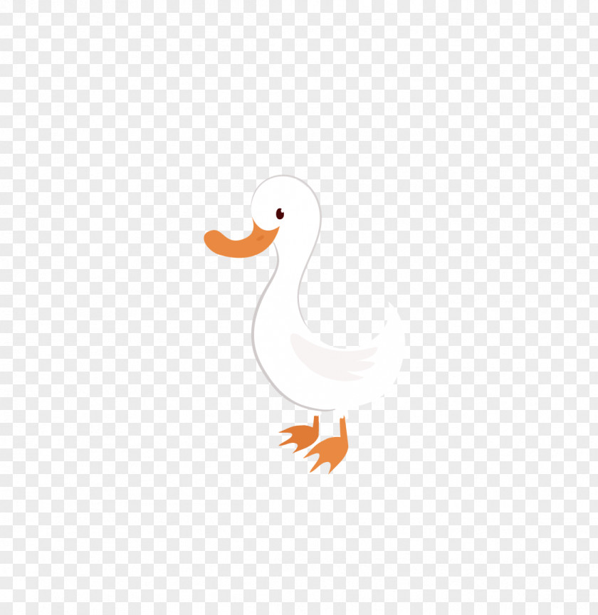 Vector Elements Cartoon Cute Little Duck PNG