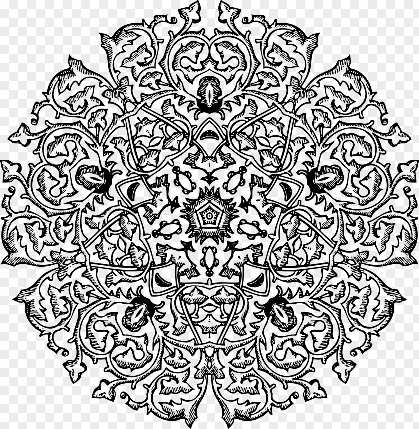 Hollow Mandala Coloring Book Adult Doodle PNG