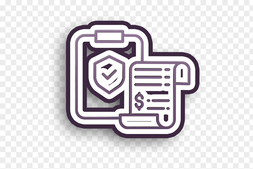 Insurance Icon Contract PNG