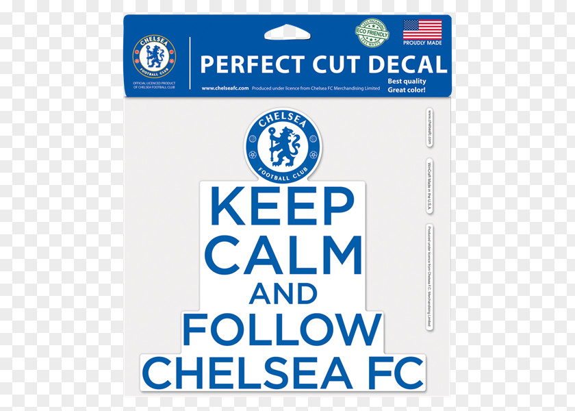 Keep Calm Logo Chelsea F.C. Paper Premier League Car Decal PNG