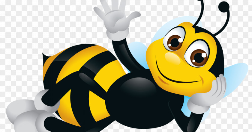 Smiley Pollinator Honey Background PNG