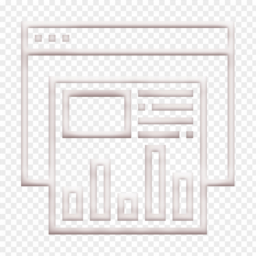 Blackandwhite Rectangle Business Icon Information Reporting PNG