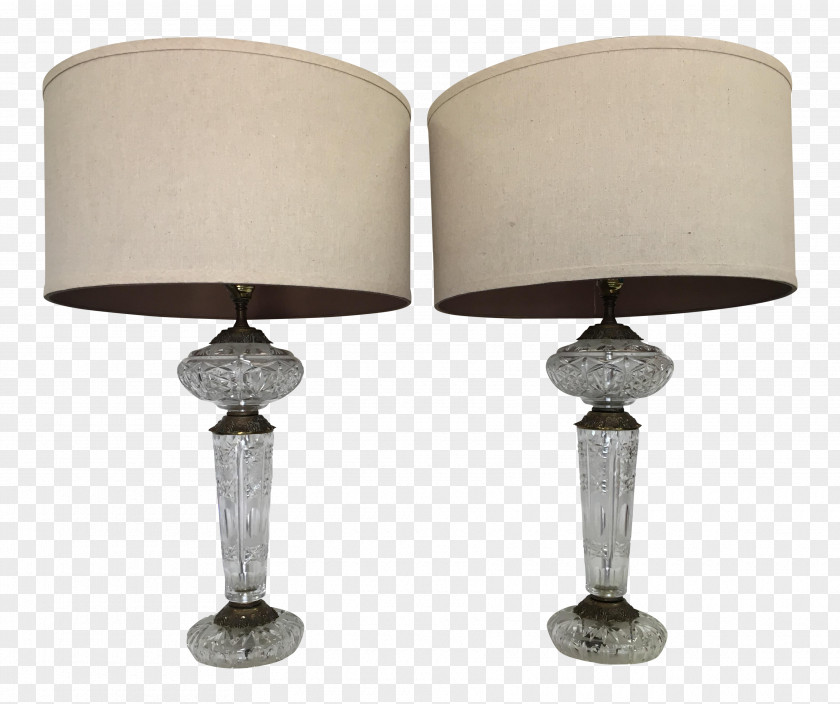 Crystal Lamp Table Chairish Antique Vintage Furniture PNG