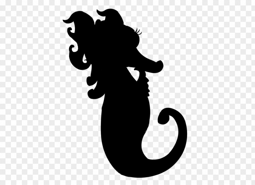 M Clip Art Character Silhouette Animal Black & White PNG