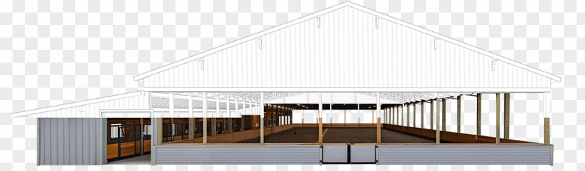 Riding Arena Horse Equestrian Roof Log Cabin Architecture PNG