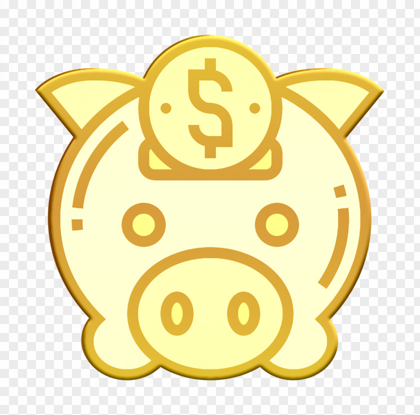Piggy Bank Icon Accounting Coin PNG