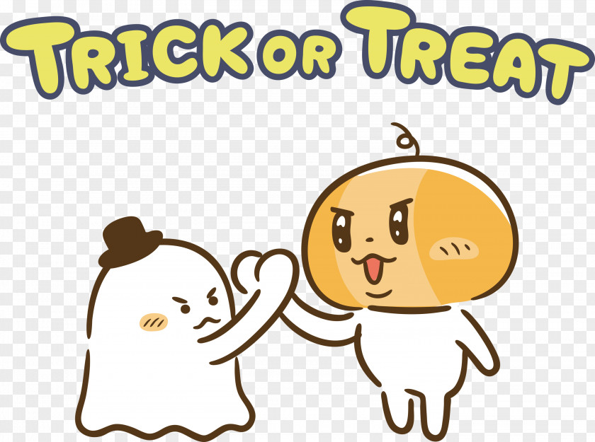 TRICK OR TREAT Happy Halloween PNG