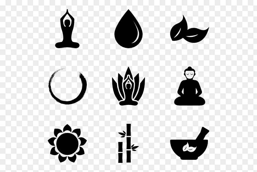 Vector Buddha Symbols Of Tibetan Buddhism Religion PNG