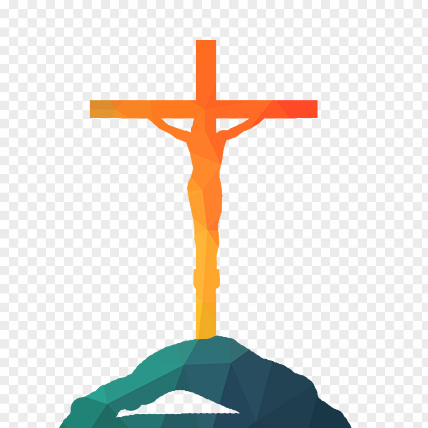 Christian Cross Crucifix Line PNG
