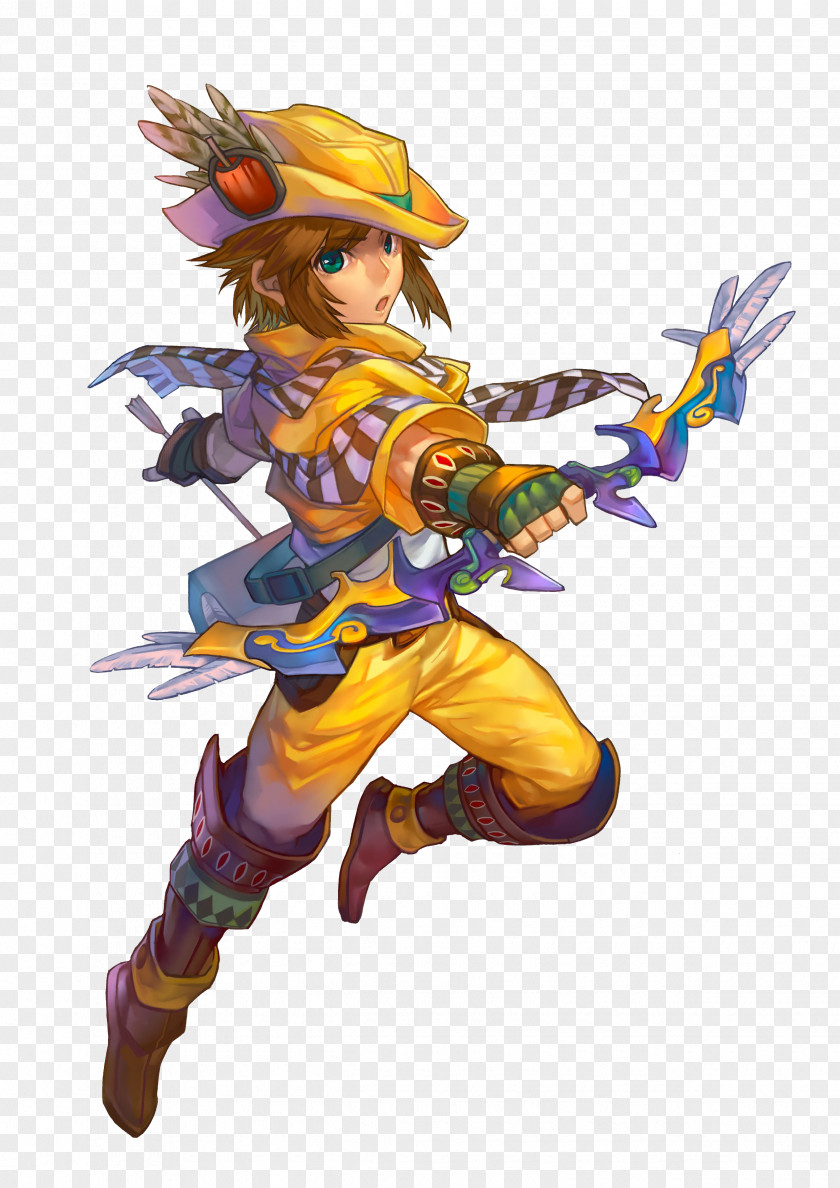 Hat Boy Archer Information Illustration PNG