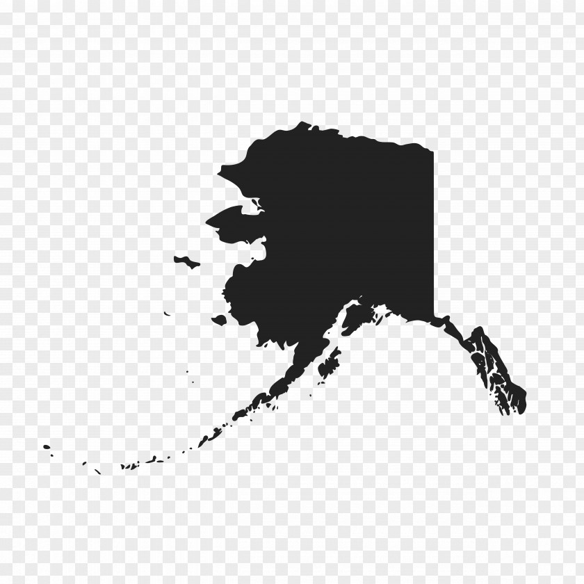 Map Alaska Vector PNG
