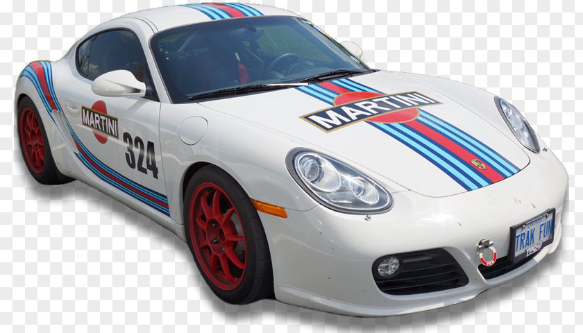 Martini Racing Porsche CAYMAN Car PNG