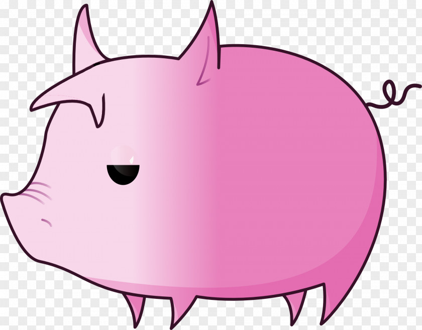 Pig Domestic Drawing Clip Art PNG