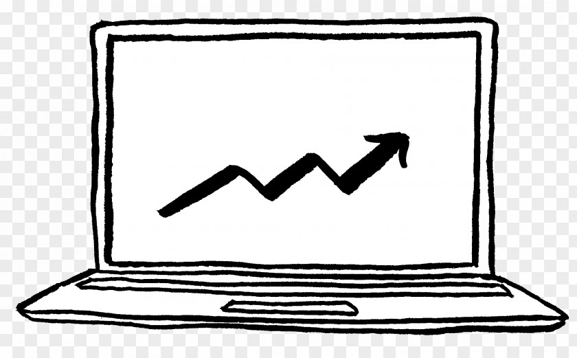 Portable Laptop Drawing Computer Mouse Line Art PNG