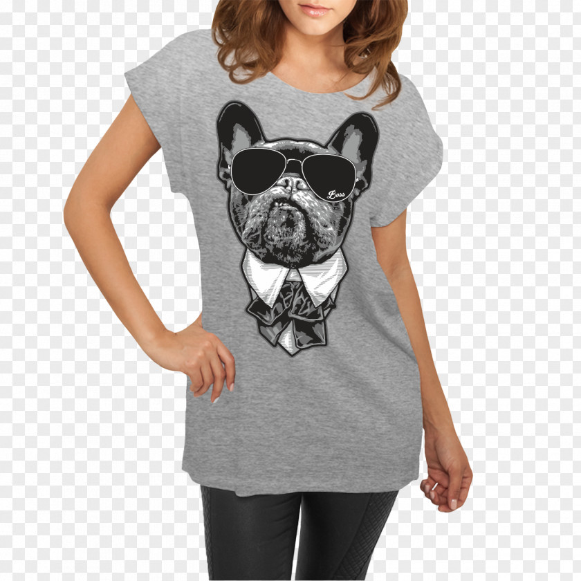 T-shirt French Bulldog Olde English Bulldogge Sleeve PNG