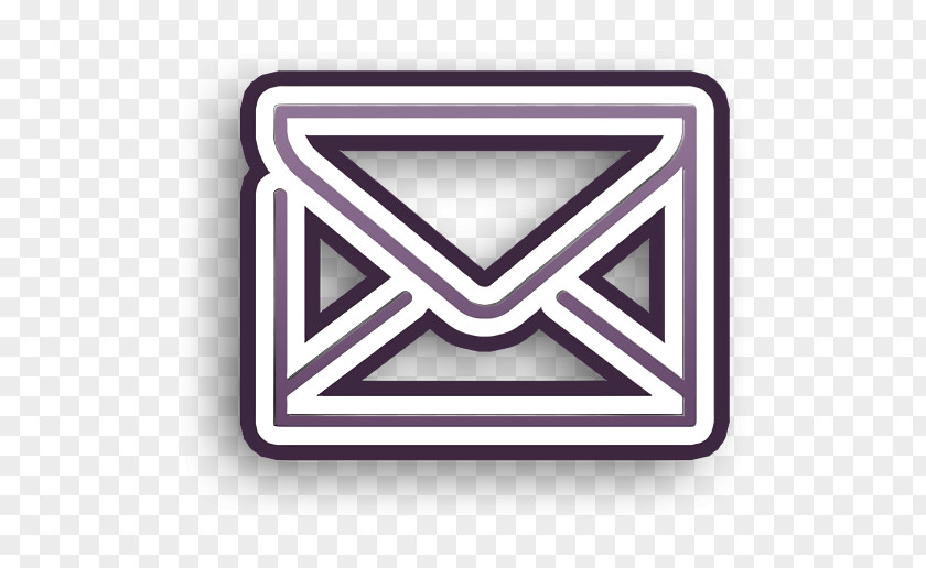Triangle Technology Envelope Icon Letter Mail PNG