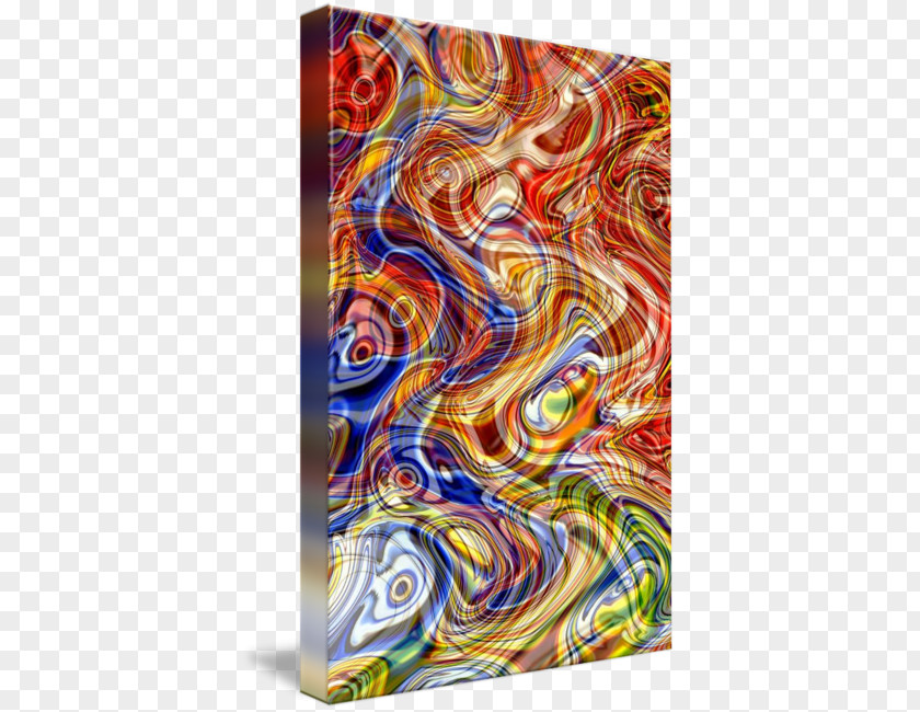 Abstract Art Modern Acrylic Paint Photograph PNG