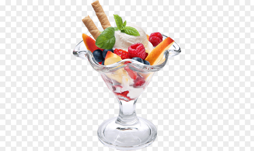 Ice Cream Berries PNG Berries, clear glass dessert cup with fruits clipart PNG