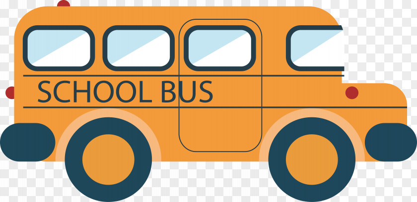 Safe School Bus Double-decker PNG