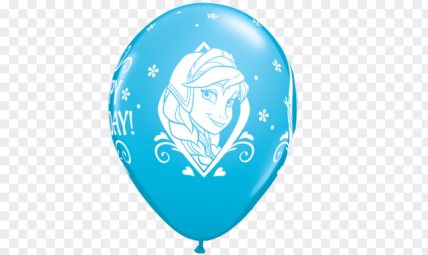 Silver Balloon Elsa Olaf Anna Party PNG