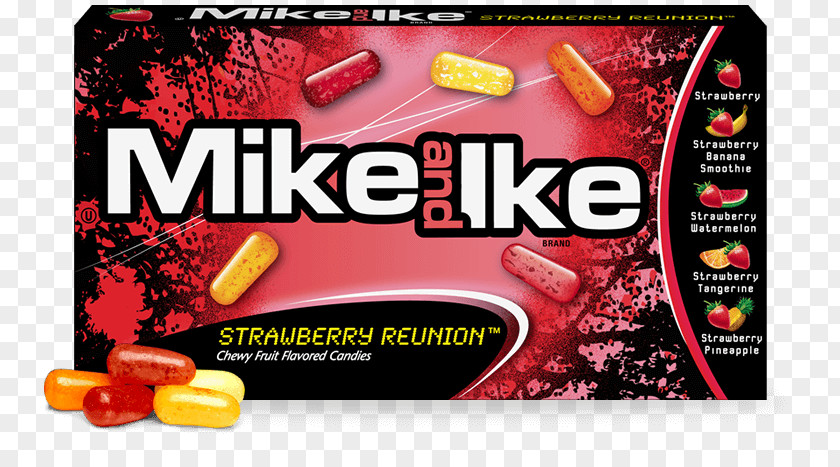 Strawberry Flavor Milk Duds Punch Mike And Ike Candy PNG