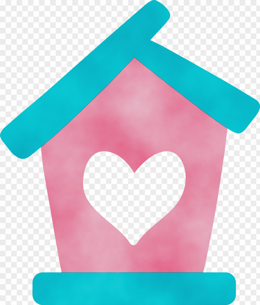 Turquoise Teal Pink Heart Aqua PNG