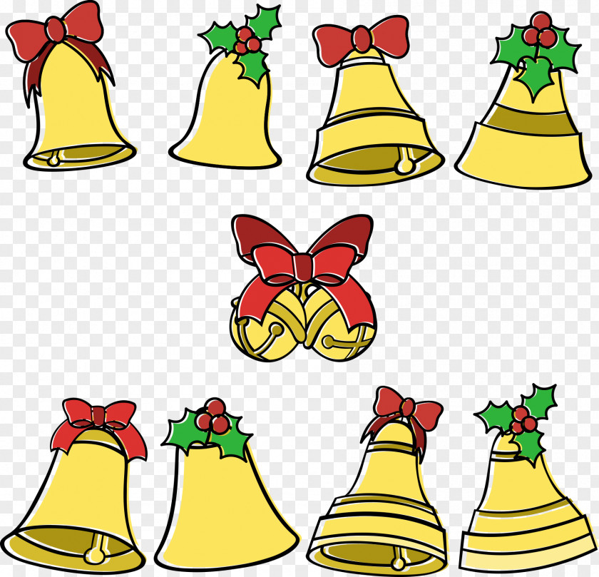Vector Christmas Bells Bell Clip Art PNG