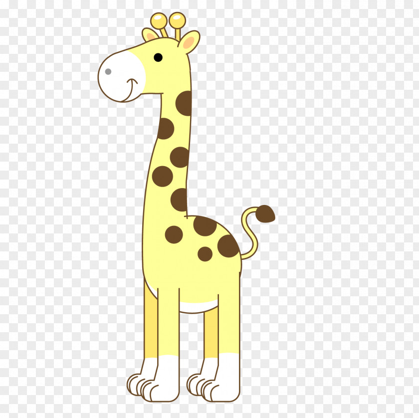 Vector Giraffe Northern Cartoon PNG