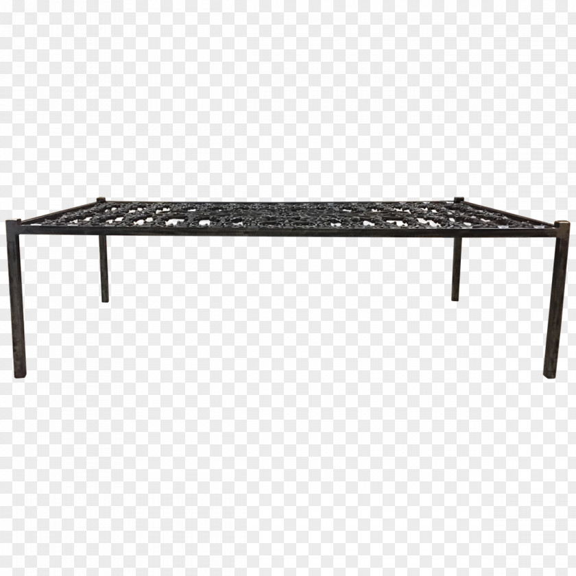 Iron Gate Table Matbord Bench Dining Room Furniture PNG