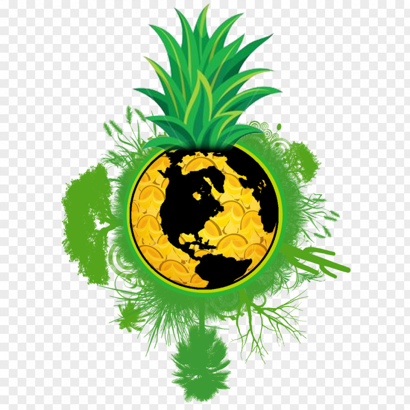 Pineapple Solar Eclipse Love Star PNG