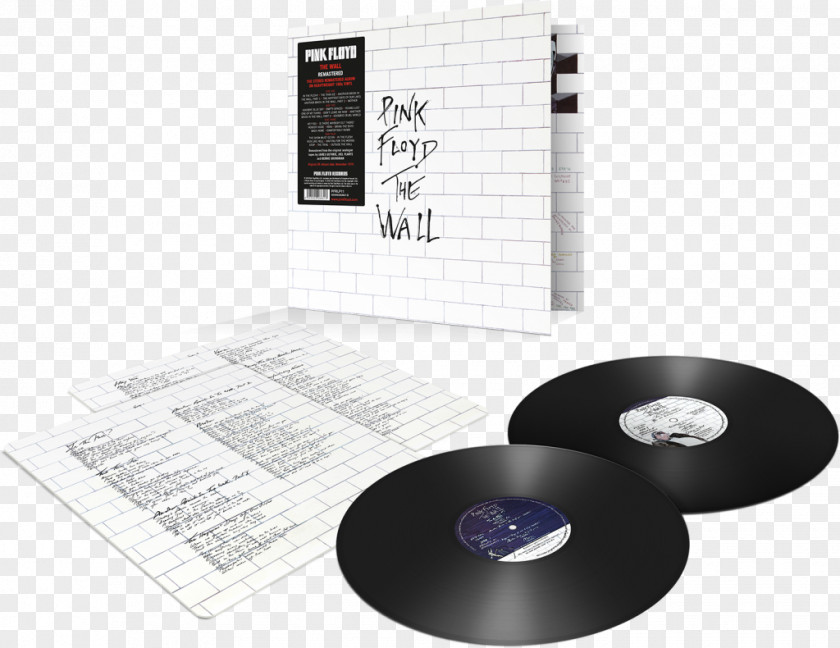 Pinkfloyd The Wall Pink Floyd Phonograph Record LP Remaster PNG