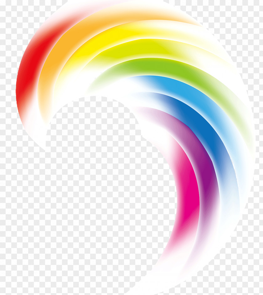 Rainbow Line Geometry Geometric Shape Pattern PNG