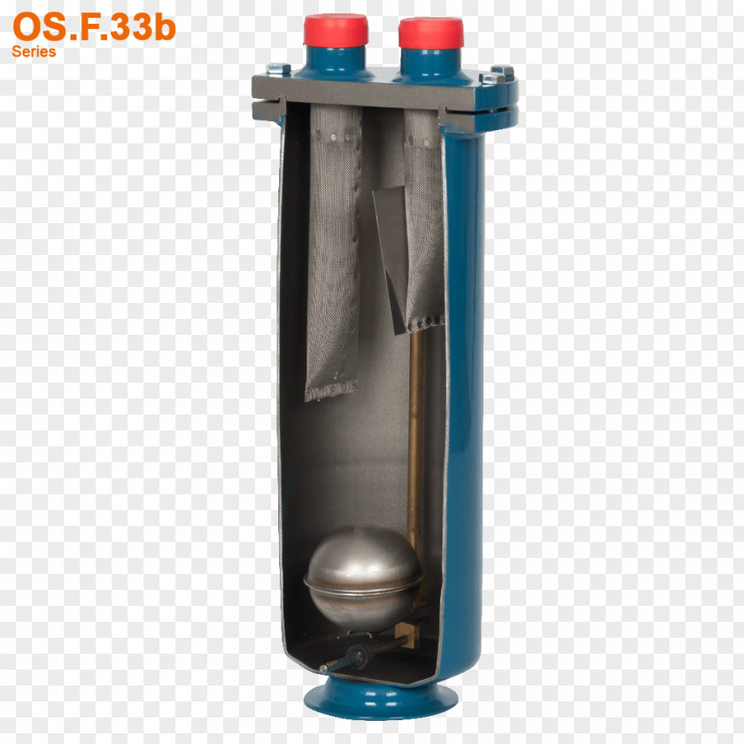 Separator Cobalt Blue Cylinder PNG