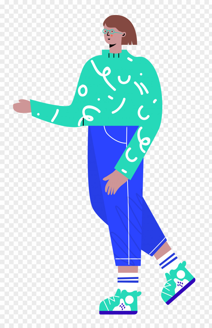 Standing Woman People PNG
