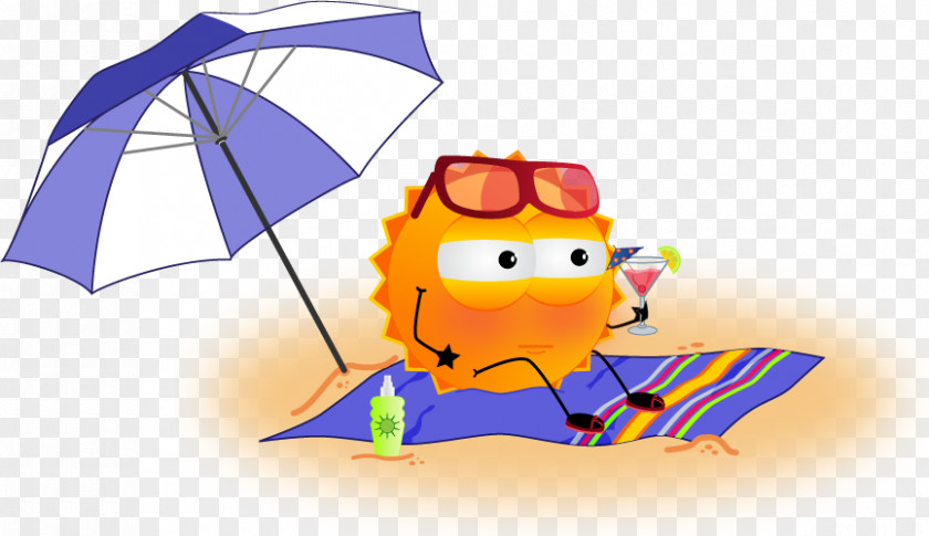 Beach Umbrella Clip Art Illustration Image Cartoon PNG