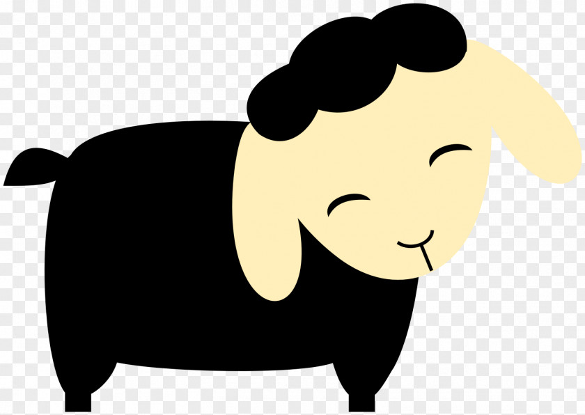 Black Sheep Cattle Animal Farm Clip Art PNG