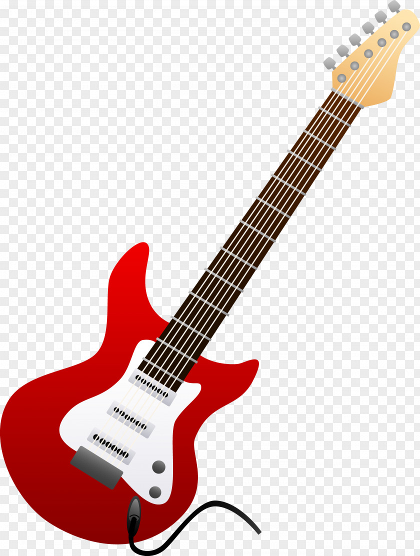 Electric Guitar Fender Stratocaster Cartoon Clip Art PNG