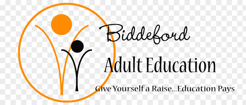 Logo Biddeford Adult Education Brand Product Font PNG