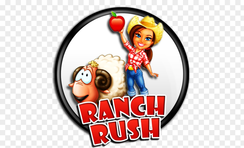 The Ranch Rush Video Game Logo PNG