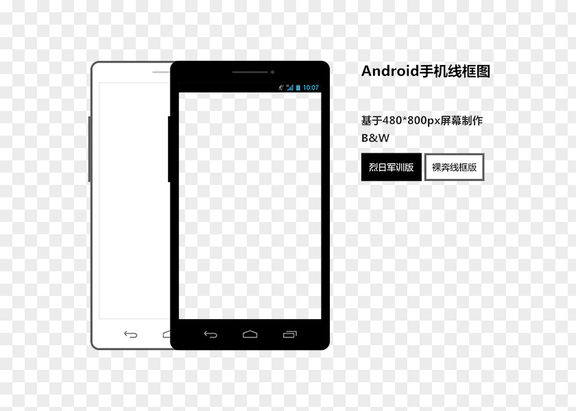 Android Phones Wireframes Feature Phone Smartphone Mobile Accessories PNG