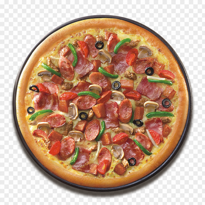 Bacon Pizza California-style Sicilian Tajine PNG